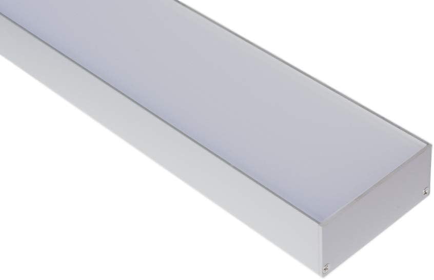 Aftertech® 2m 7532 Rectangular Profile Large Aluminium Strips LED Strip 2 m Suspension