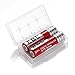 EBL 18650 Lithium Rechargeable Batteries 3000mAh 3.7V (2 Pack) and Li-ion 18650 18500 14500 Battery Charger (Upgraded)