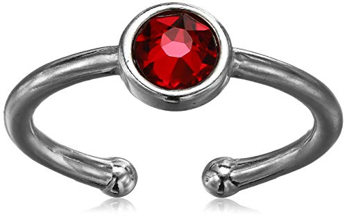Anillo ajustable con piedra natal de julio de Alex y Ani