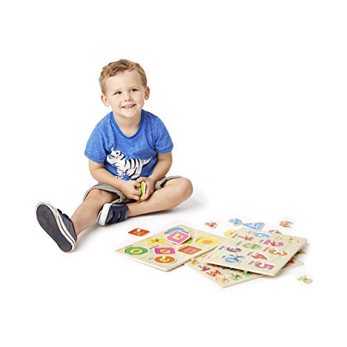 2 Wooden+Peg+Puzzle+toddlers+Alphabet