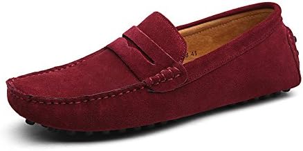 Douro Men's Classic Suede Flats Boat Shoes Loafers Flats Driving Shoes Moccasin Shoes
