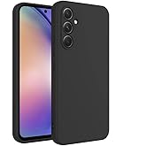 WOGROO for Samsung Galaxy S25 FE Case Black, Scratch Resistant with Soft Touch, Slim Thin Phone Cover for Galaxy S25 FE