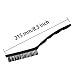 6 pieces Scratch Brush (Stainless Steel + Brass + Nylon) with 2 sizes