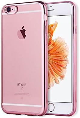 iPhone 6s Plus Case, IIYBC® Bling Soft Full Body TPU Transparent Back Cover Case for iPhone 6s Puls and iPhone 6 Plus 5.5 inch (Rose Golden)