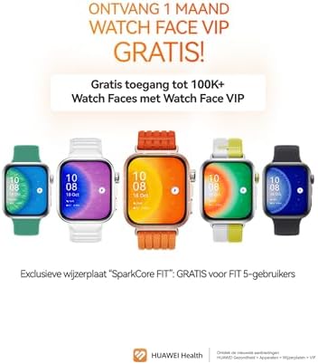 WATCH FIT 5 Smartwatch, Schermo AMOLED HD da 1,82", Nero