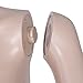 Giantex Plastic Female Mannequin Realistic Head Turns Dress Form Display Full w/ Base (Natural Style 6)
