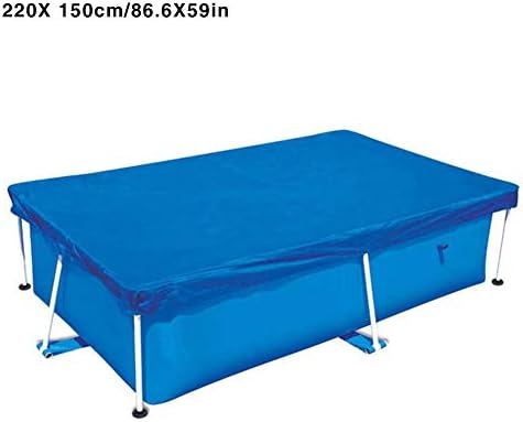 Rstant Rectangular Swimming Pool Cover Rainproof Dust Cover -220 * 150CM