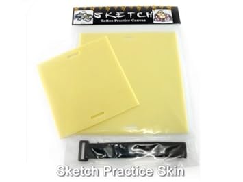 3 Pack Sketch Tattoo Practice Skin Thick Like Real Skin 6 X 6