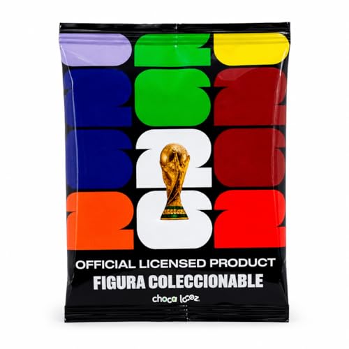 Choca Locoz Caja con 20 Figuras + 1 Coleccionador, Sorpresa Mundial 2026 Producto Oficial, Figuras Coleccionables, Idea de Regalo para Fans y Coleccionistas