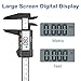 Digital Vernier Caliper,Electronic Ruler Measuring Tool 0-6 Inch/150 mm,Inch/Metric Conversion with Large LCD Screen, by Afiken (balck2)
