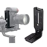 L Shape Bracket Quick Release Plate Vertical Video Shooting Universal DSLR Camera L Bracket with 1/4 Inch Screw Arca Swiss for Manfrotto DJI Osmo Ronin Zhiyun Canon Nikon Sony DSLR Camera by WEIHE