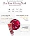 ISNTREE Real Rose Calming Face Mask 3.38 fl. oz. | Moisturizing Nourishing & Soothing 60% Damask Rose Water, Amino Acids Complex Hyaluronic Acid | Remove Dead Skin Cells Pore Build-ups | Korean Skin C