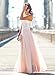 Doreen Womens Vintage Chiffon Formal Prom Party Evening Gown Wedding Bridesmaid Dress