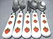 STRAWBERRY Flatware 20pcs. Beautiful Strawberries NEW