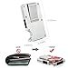 Money Clip Men Metal Wallet Credit Card Business Card Holder 77.5g by JIMITE (Silver)