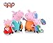 Peppa Pig Characters,Original Soft Toys:Daddy,Mummy,Peppa &George Pig Available (Daddy Pig)