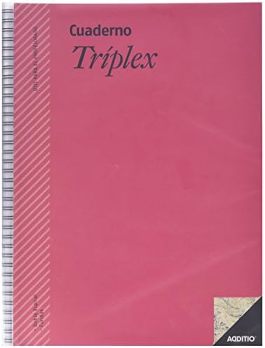 Additio P192 Cuaderno Triplex Colores Surtidos Amazon Es Oficina Y Papeleria
