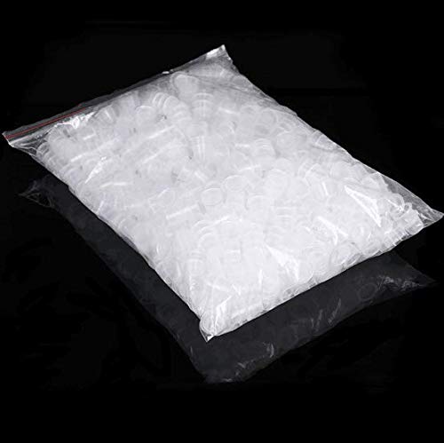 DNHCLL 200PCS #15 Large Disposable Plastic Tattoo Ink Caps Cups For Tattoo Ink Tattoo Supplies.