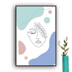 Framed Picasso Poster Print of Woman Home Artwork...