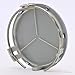 Mercedes Benz Wheel Center Caps - Silver - Set of 4 Raised Chrome Star - 75mm/ 3 Inch - Mercedes Benz Wheel Caps – Mercedes Center Caps - Mercedes Wheel Caps - Mercedes Benz Center Wheel Caps