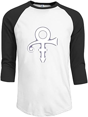 Prince Love Symbol Soccer Team In Original Fit Summer Mens Three-Quarter Sleeve Football Eco-Jersey Raglan Tees