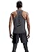 Neleus Men's 3 Pack Mesh Workout Muscle Tank Top,5007,Black,Dark Grey,Red,US M,EU L
