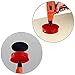 Acrux7 Cornhole Boards Hole Saw Blade, 6in Corn Hole Drilling Cutter for Cornhole Game (Red, 150mm), Heavy Duty Hole Saw