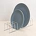 SANNO Roll-Up Dish Drying Rack Multipurpose Over The Sink Dish Rack with Lid Organizer, Plate Rack Lid Holder,Fruits and Vegetable Drainer Rack - Silicone Covered Stainless Steel