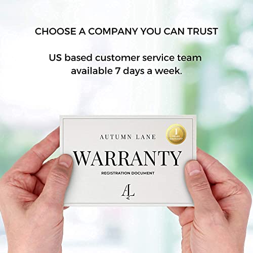 AUTUMN LANE Folding Shower Seat Wall Mounted Up to 350lbs, Secure