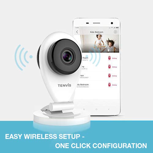 TENVISÂ WirelessÂ IPÂ CameraÂ -Â IndoorÂ SecurityÂ CameraÂ withÂ NightÂ Vision,Â Two-WayÂ Audio,Â MotionÂ Detection,Â InstantÂ Alert,Â HomeÂ SurveillanceÂ SystemÂ withÂ SDÂ CardÂ Slot,Â 720PÂ forÂ Baby/Pet/NannyÂ Monitor