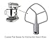 Podoy K5AB K5SS Coated Flat Beater Blade Compatible with KitchenAid Stand Mixer - Replace K5 9707670 W10807813 PS983355