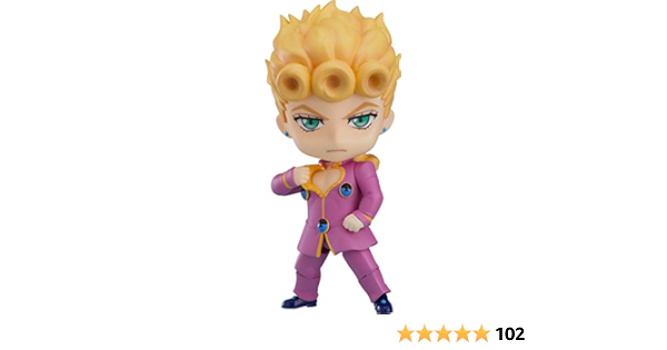 Amazon Com Medicos Jojo S Bizarre Adventure Golden Wind Giorno Giovanna Nendoroid Action Figure Toys Games
