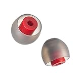 SpinFit CP800-M - Patented Silicone Eartips for Replacement (2 Pairs, Medium) (2mm Nozzle Dia.)