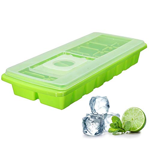 BALLSHOP 5er Set Eiswürfelform mit Deckel Eiswürfelbehälter Eiswürfelbereiter Eiswürfel