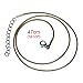 SKEMIX 30 Earth Colors Imitation Leather Cord Necklaces 18inch Lobster Claw Clasp