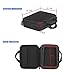 Mowind 17 Key Kalimba Case Thumb Piano Bag Shockproof Waterproof with Gloves Finger Stall Cleaning Cloth Black