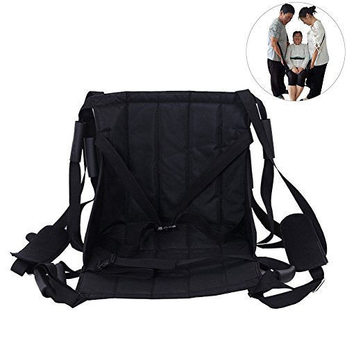 Ozzptuu Oxford Fabric Patient Lift Stair Slide Board Transfer Emergency Evacuation Chair Nursing Shift Transfer Belt with Handles Disability Care Supplies for Seniors