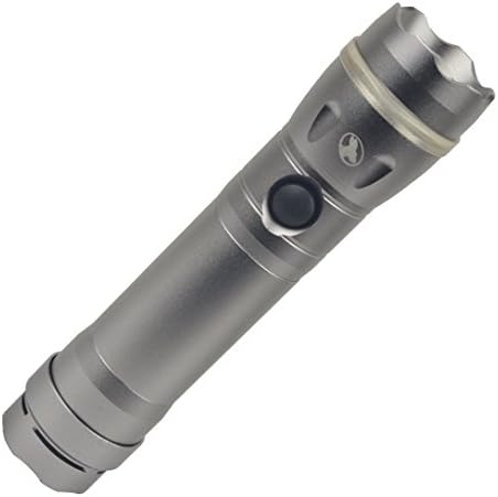 Outback Flashlights Defender Flashlight with 1 Watt LED and 70 Lumens 120 Db Personal Alarm Includes 3 AAA Alkaline Batteries (Gun Metal)
