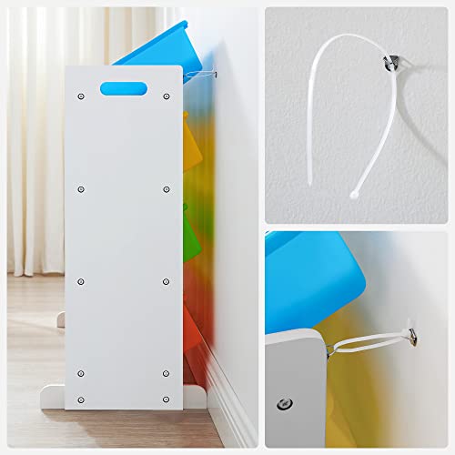 SONGMICS Kid's Large Toy Storage Unit with 16 Removable Bins, for