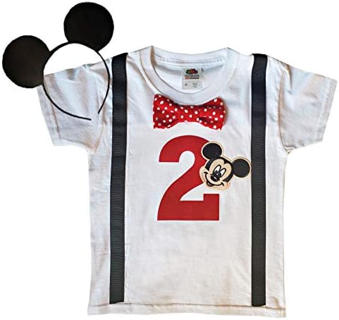 2nd Birthday Shirt Boys Mickey Mouse 