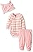 KicKee Pants Ruffle Kimono Newborn Gift Set (Lotus Stripe, 0-3 Months)