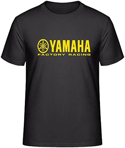 Yamaha Racing Development moter Bikes Logo Black Tshirt