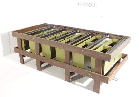 HUERTO Urbano Horizontal (2.05m X 0.90m X 0.70m) de plástico ...