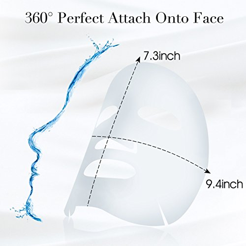 Lameila 70pcs DIY Natural Skin Care Compressed Facial Face Sheet Mask Paper with Mixing Mask Bowl Set