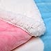 FairyShe Kids Throw Blanket Cartoon Fleece Blanket,Soft Warm Plush Sherpa Blanket For Baby,Coral Velvet Fuzzy Blanket For Bed Couch Chair Baby Crib Living Room (Peppa pig)