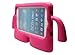 Tab 3, 7, Tab 4 Case, Kids Shock Proof Foam Case Cover Stand for Samsung Galaxy Tab 3, 7, Tab 4 (7.0) P3200/ T110/ T210/ T230 (HOT PINK)
