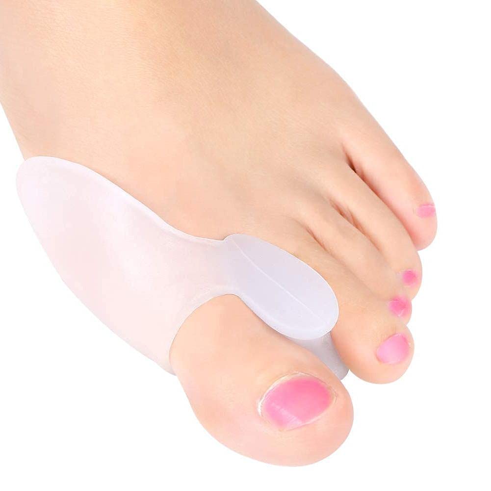 salefun Bunion Support Toe Separators 6Pcs Hallux Valgus Soft Silicone Pads, Bunion Corrector, Splint for Overlapping Toes Straightener