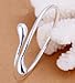 skyllc Fashion Women's Jewellery Plated Silver Double Round Head Bracelet Opening Bangle