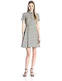 Gabby Skye Women's Gingham Shirt Dress