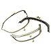 Housweety 3PCs Metal Purse Bag Frame Kiss Clasp Lock Bronze Tone 12.5m x7cm